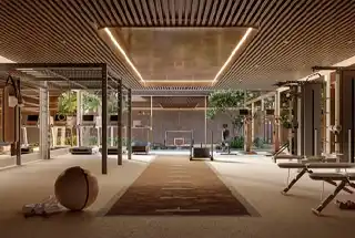 Gymnasium with Steam Room at Mahindra Blossom